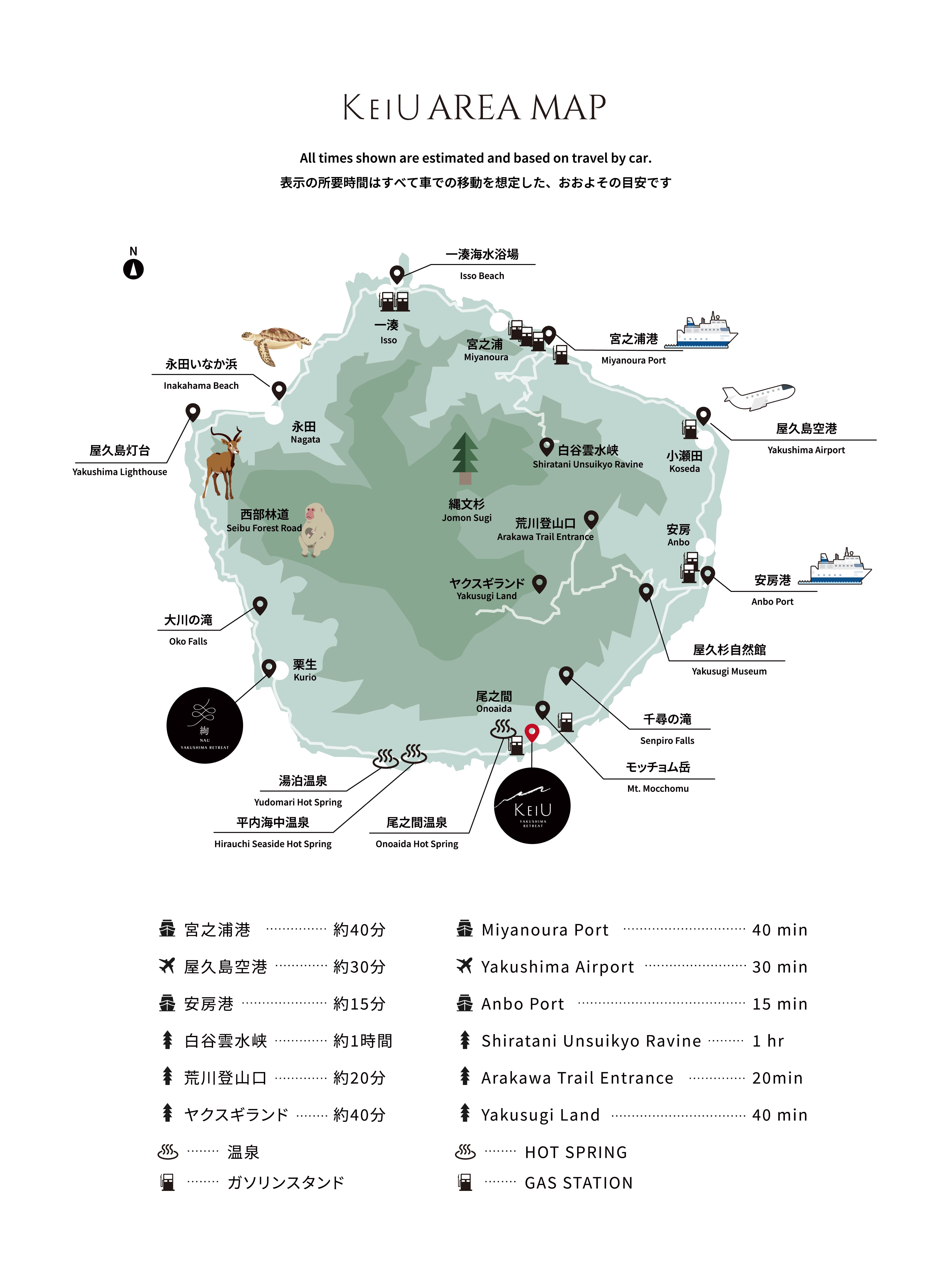 KEIU AREA MAP